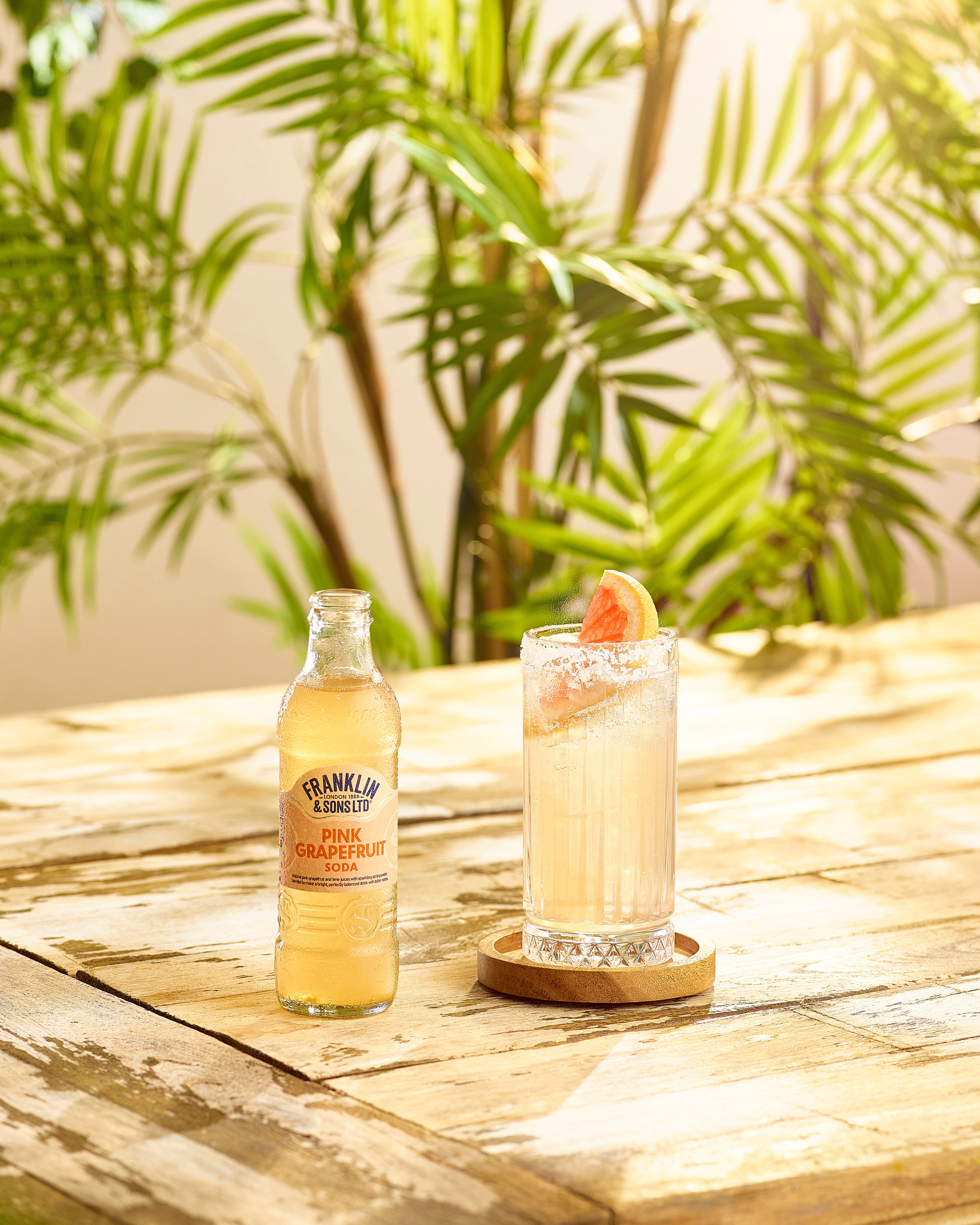 Cazcabel Paloma cocktail made with Franklin & Sons Pink Grapefruit Soda | Franklin & Sons